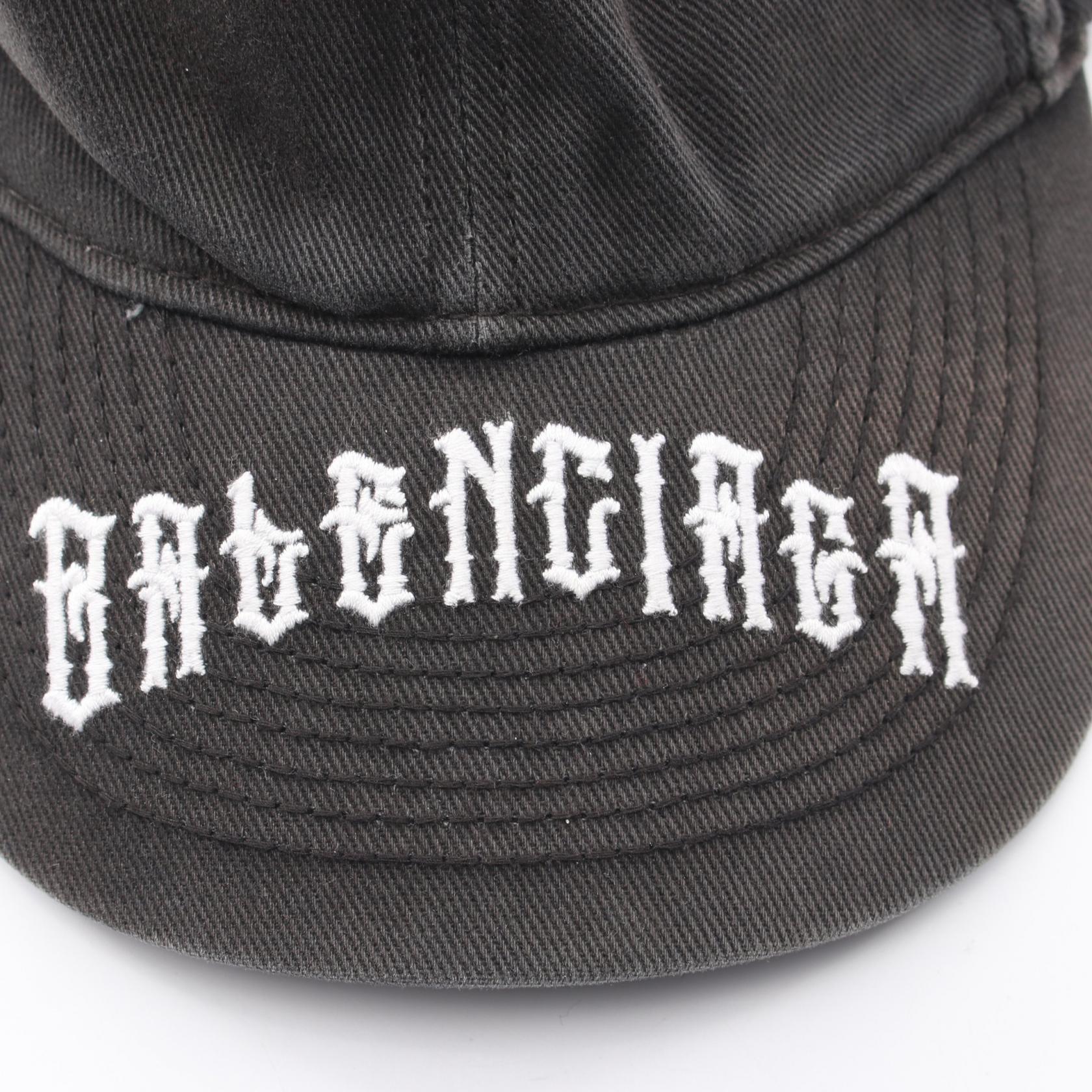 バレンシアガ TATTOO LOGO コットンキャップ