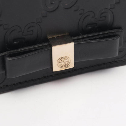 グッチ グッチシマ レザー二つ折り財布