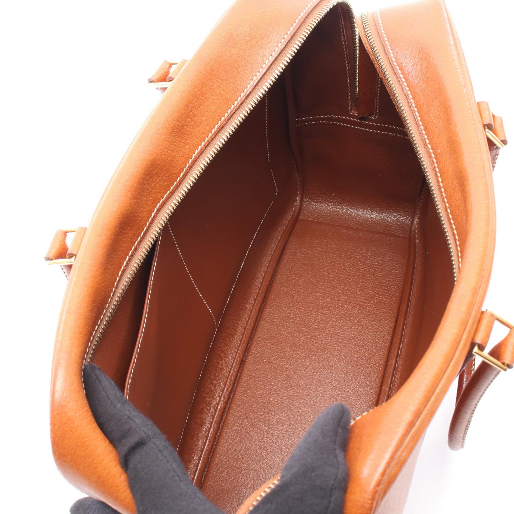 エルメス プリュム32 レザーハンドバッグ