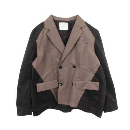 サカイ Doeskin Mix Jacket ウールジャケット