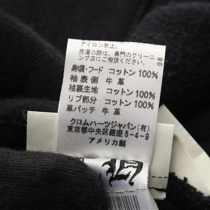 クロムハーツ セメタリークロスパッチ コットン レザーパーカー