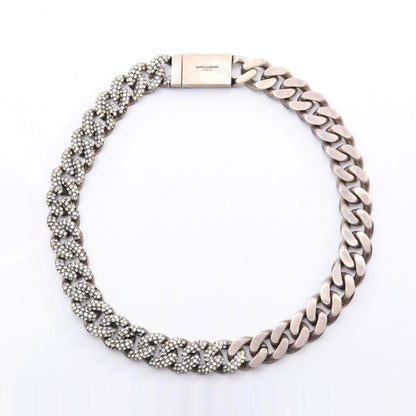 イヴサンローラン METAL CURB CHAIN NECKLACE ネックレス