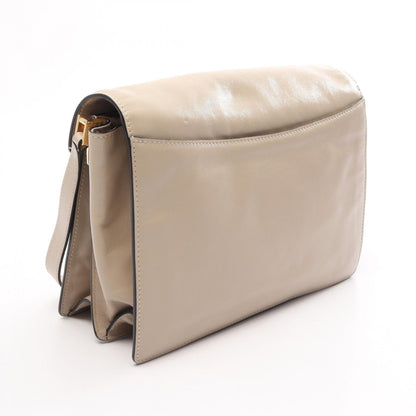 マルニ TRUNK ラージ レザーショルダーバッグ