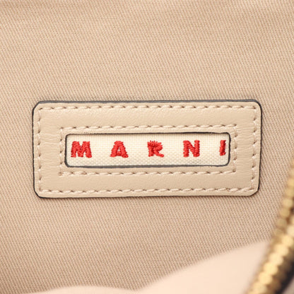 マルニ TRUNK ラージ レザーショルダーバッグ