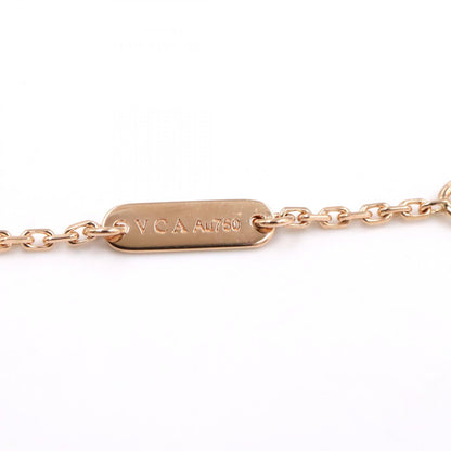 ヴァン クリーフ & アーペル ヴィンテージ アルハンブラ K18PG ダイヤモンド ブラック シェル ネックレス