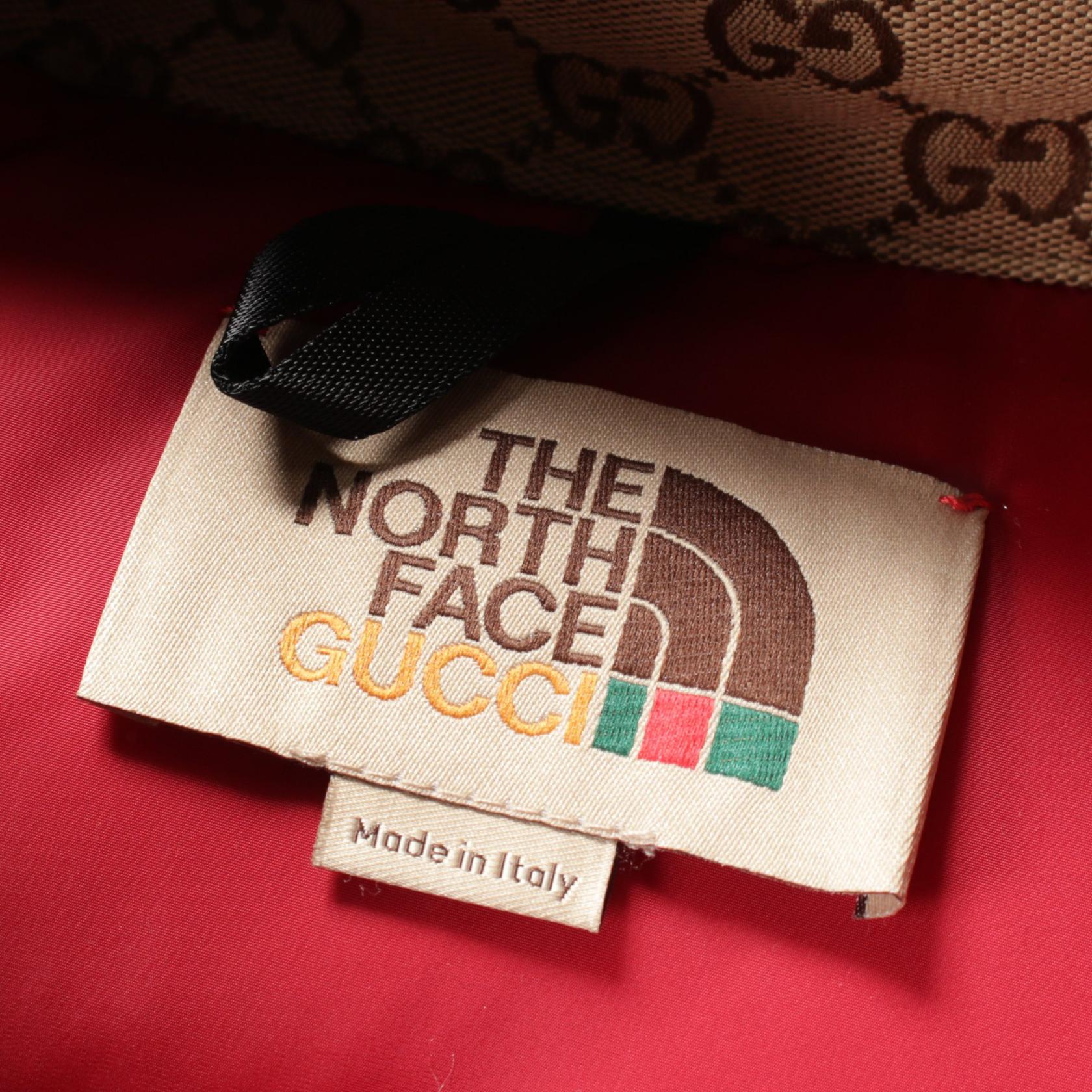 グッチ GUCCI × THE NORTH FACE GG キャンバス ダウン ジャケット