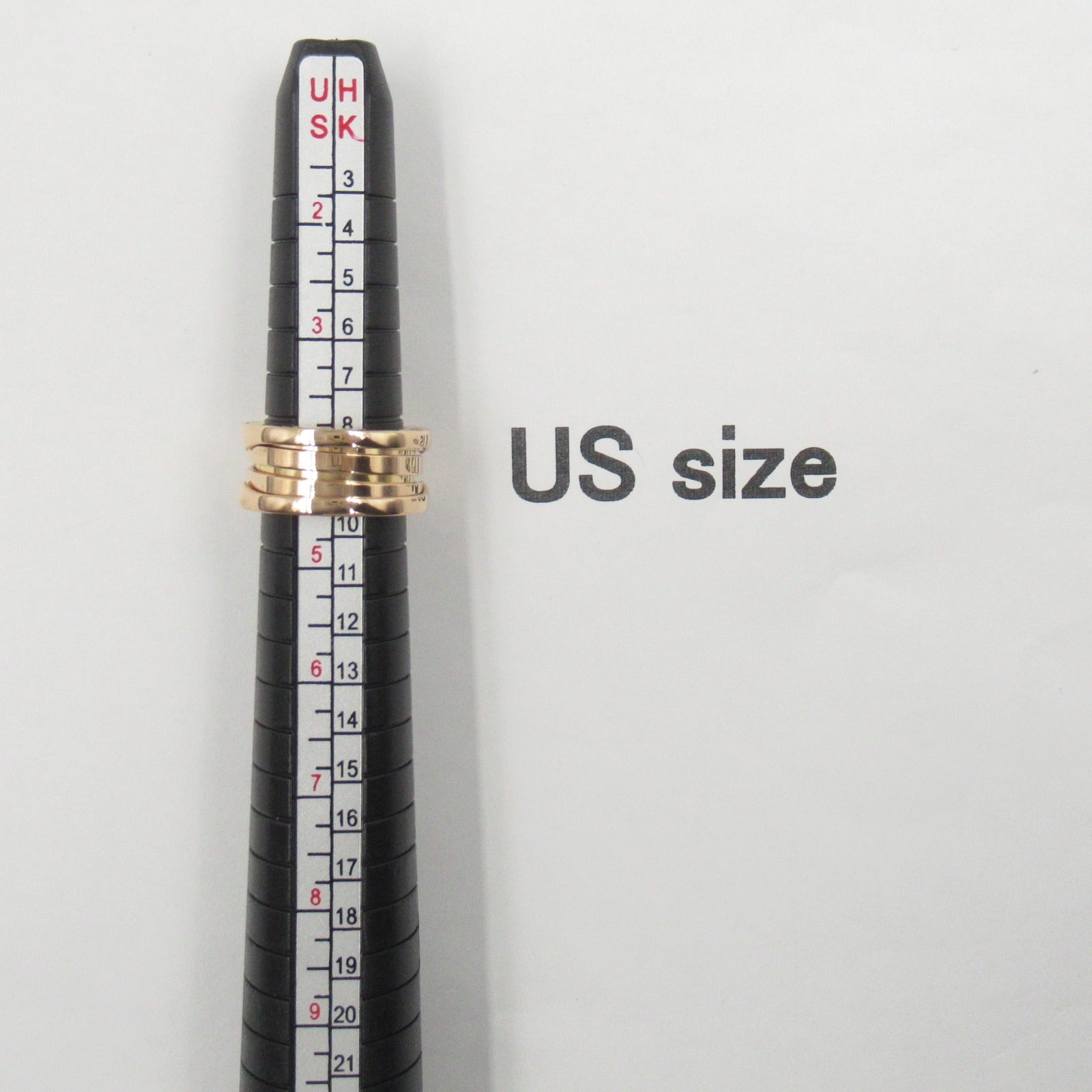 ブルガリ B-zero1 Au750 リング サイズ7