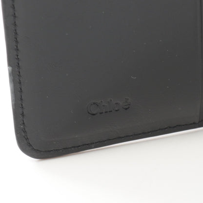 クロエ C スモール トリフォールド ウォレット シャイニー レザー