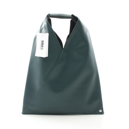 MM6 JAPANESE レザー ポリウレタン トートバッグ