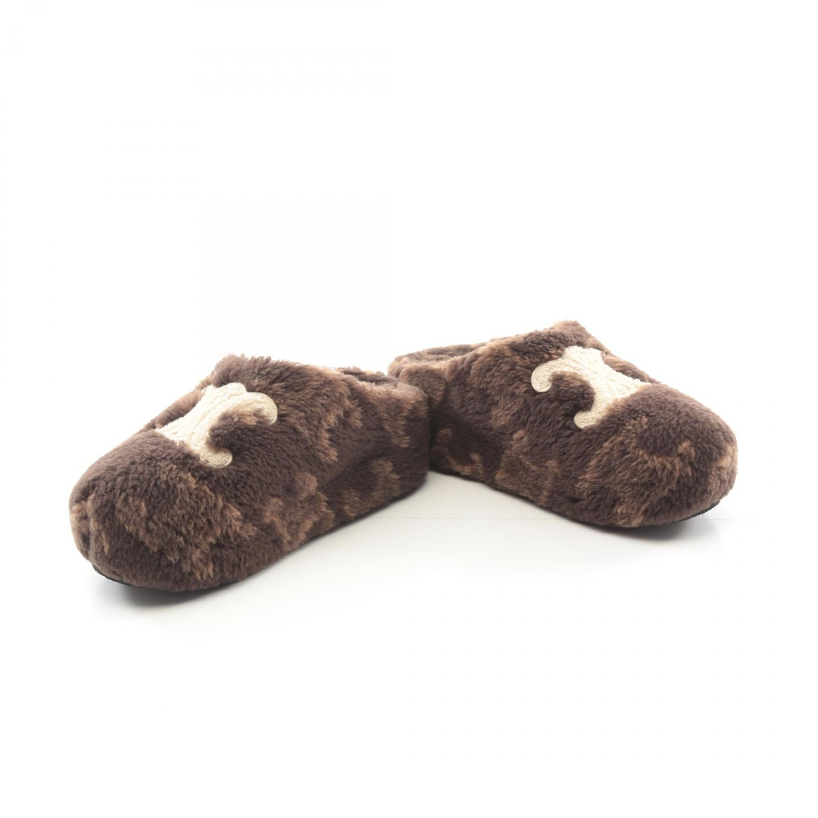 セリーヌ トリオンフ ウール ミュール サンダル