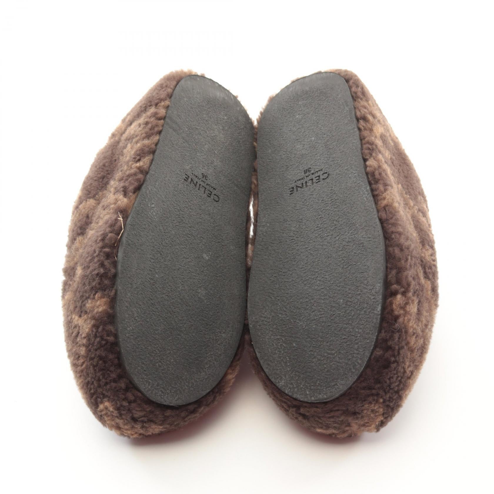 セリーヌ トリオンフ ウール ミュール サンダル