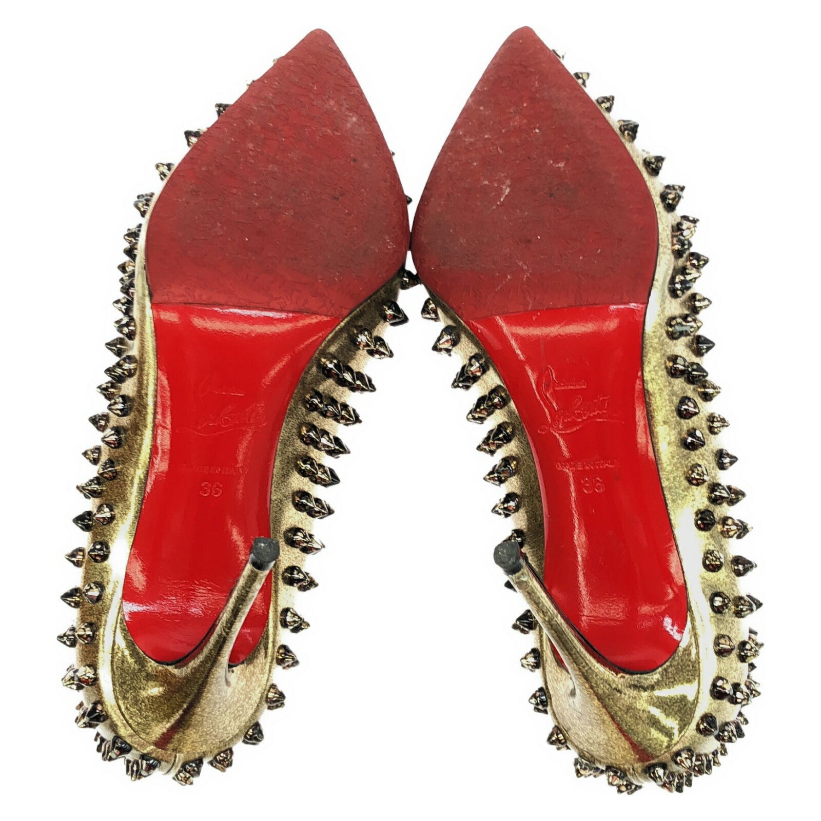 クリスチャン ルブタン スタッズ パンプス