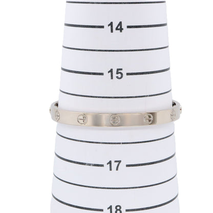 カルティエ ラブ ブレスレット ホワイトゴールド 17