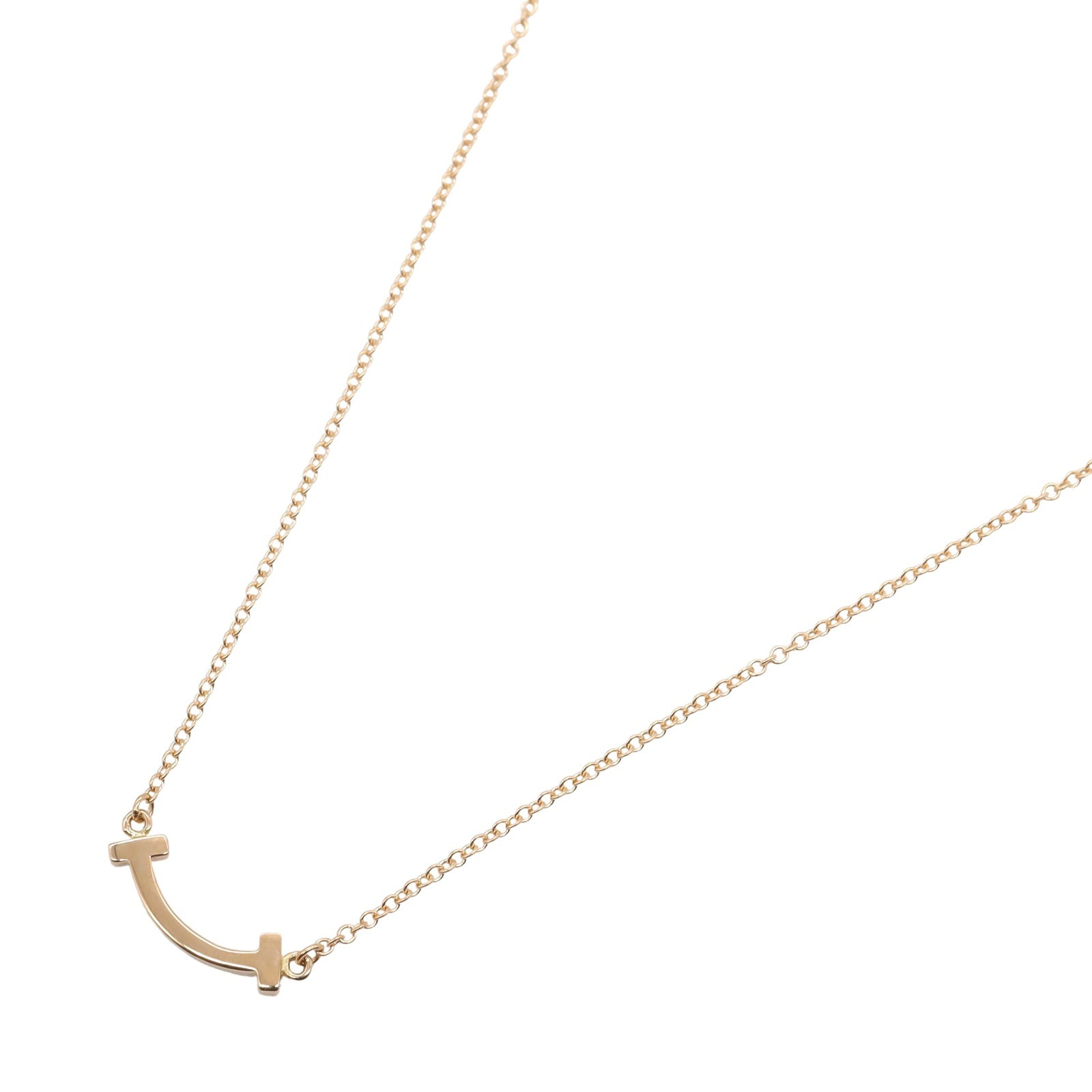 ティファニー Tスマイル Au750 ネックレス