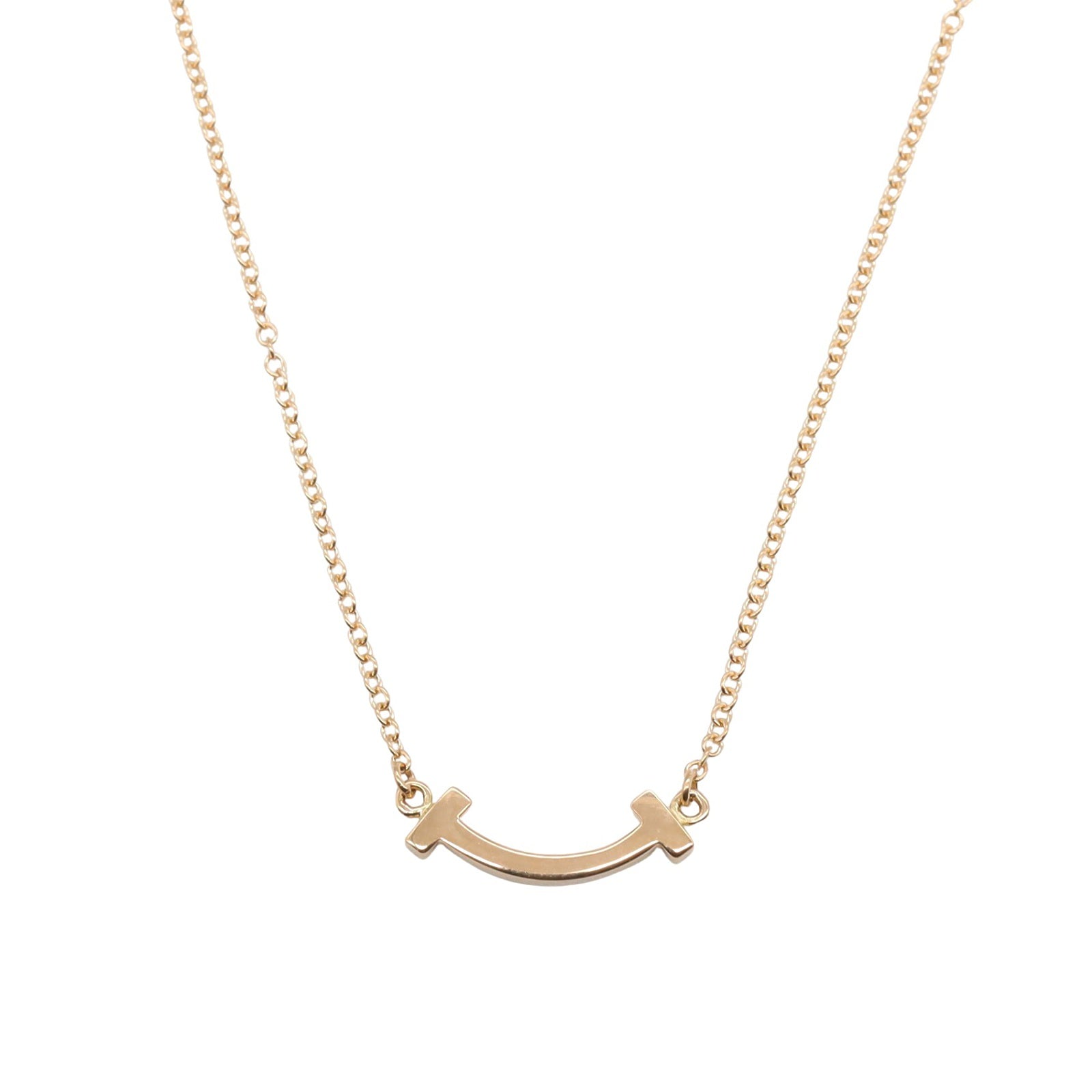 ティファニー Tスマイル Au750 ネックレス