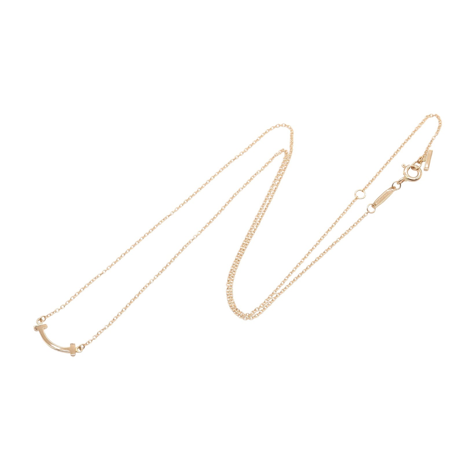 ティファニー Tスマイル Au750 ネックレス