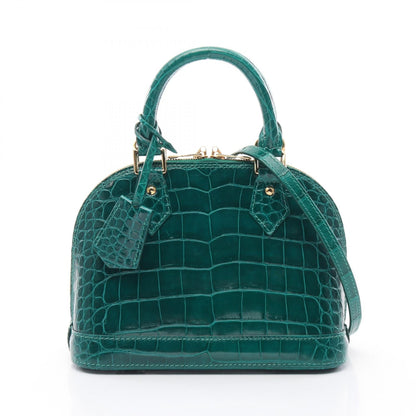 ルイ・ヴィトン アルマ BB エキゾチック レザー ハンドバッグ