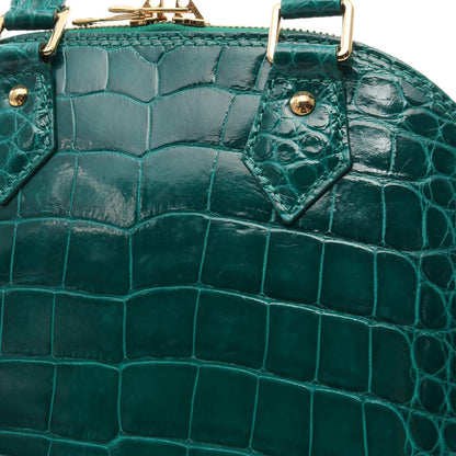 ルイ・ヴィトン アルマ BB エキゾチック レザー ハンドバッグ