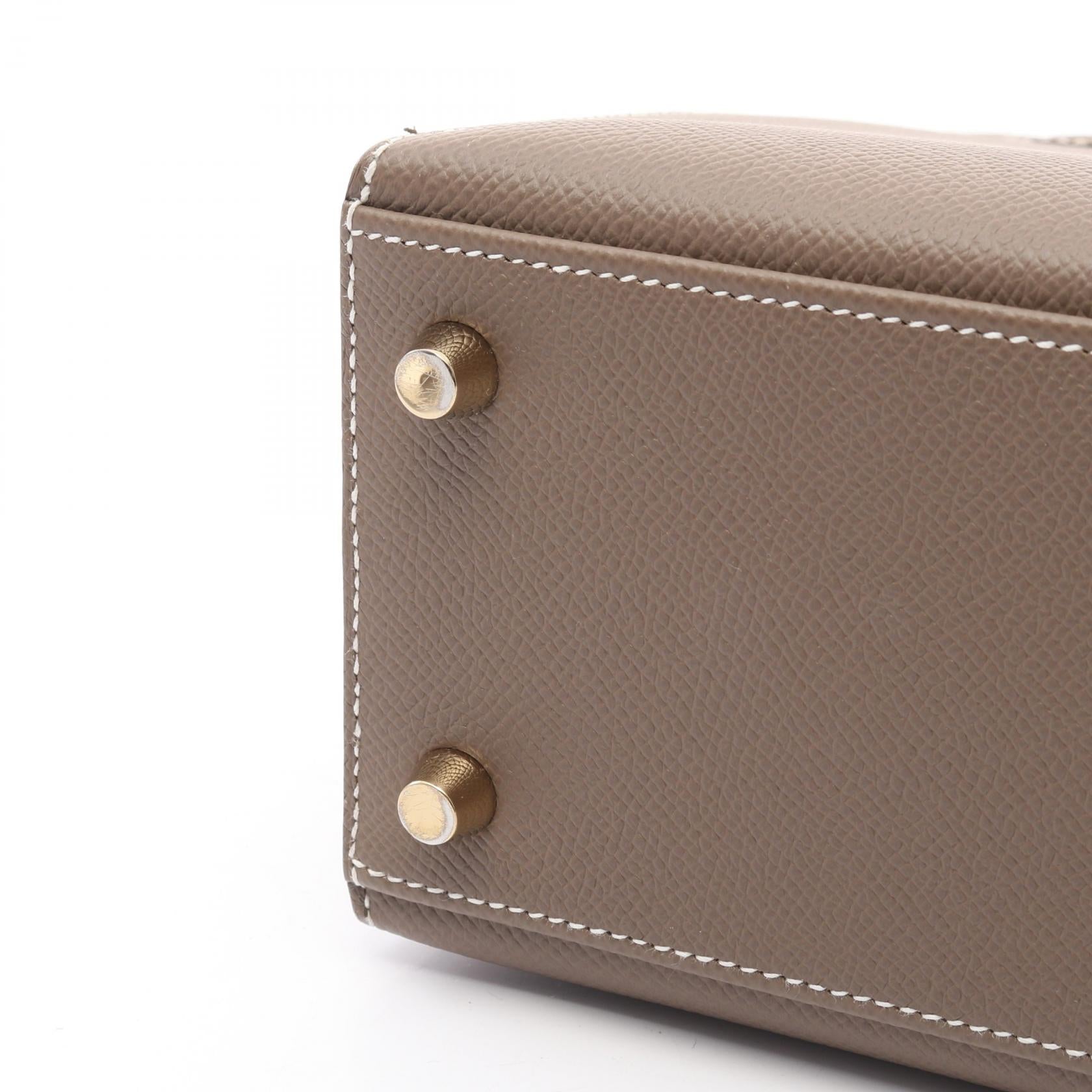 エルメス ケリー 25 ヴォー エプソン ハンドバッグ