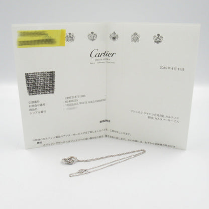 カルティエ ベビーラブ Au750 ダイヤモンドネックレス