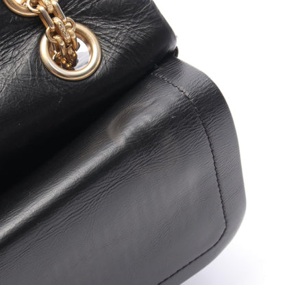 シャネル 2.55 マトラッセ レザー ショルダー バッグ