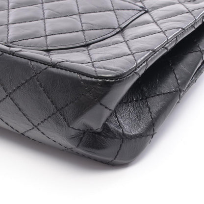 シャネル 2.55 マトラッセ レザー ショルダー バッグ