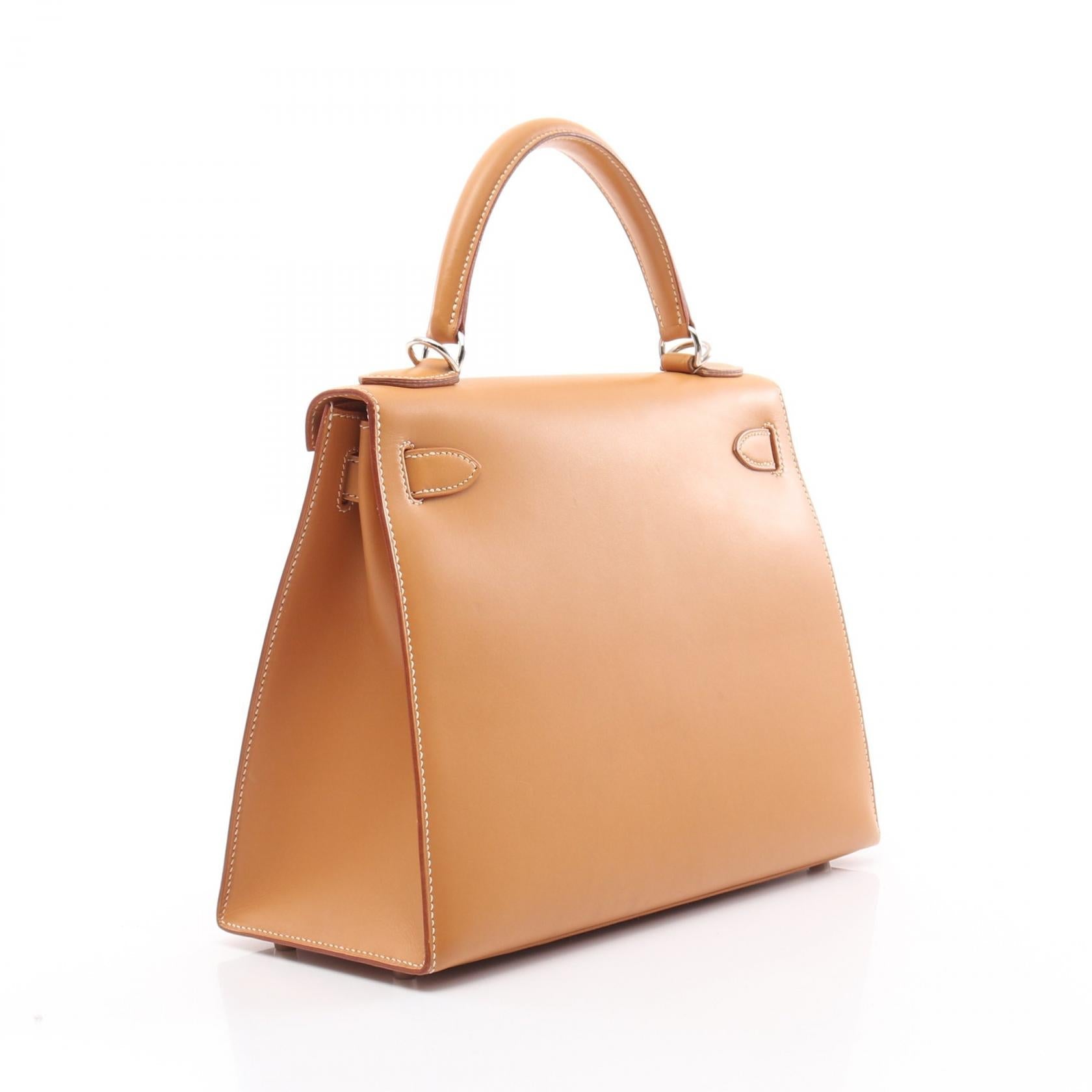 エルメス ケリー 28 ヴォー シャムニー カーフ ハンドバッグ