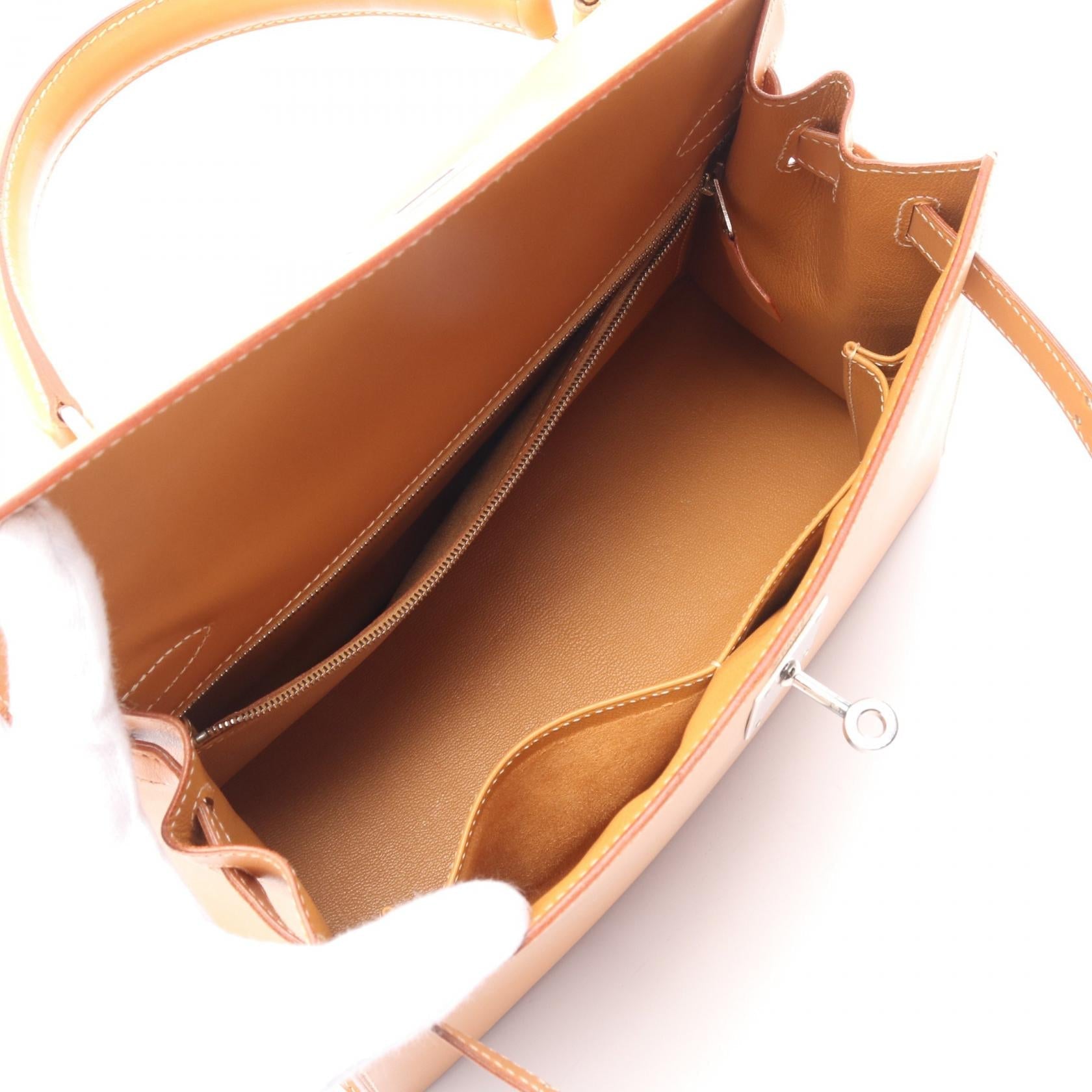 エルメス ケリー 28 ヴォー シャムニー カーフ ハンドバッグ