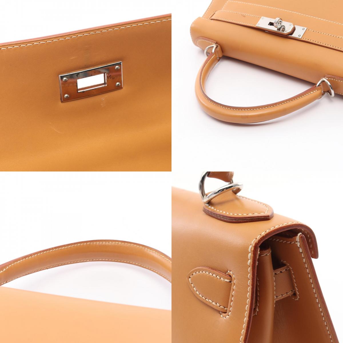 エルメス ケリー 28 ヴォー シャムニー カーフ ハンドバッグ