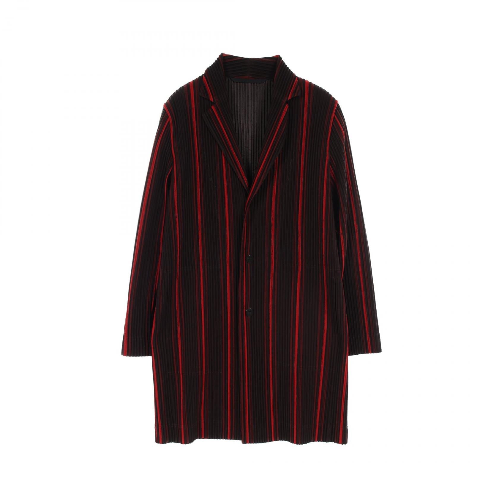 オム プリッセ イッセイ ミヤケ ポリエステル アウターウェア