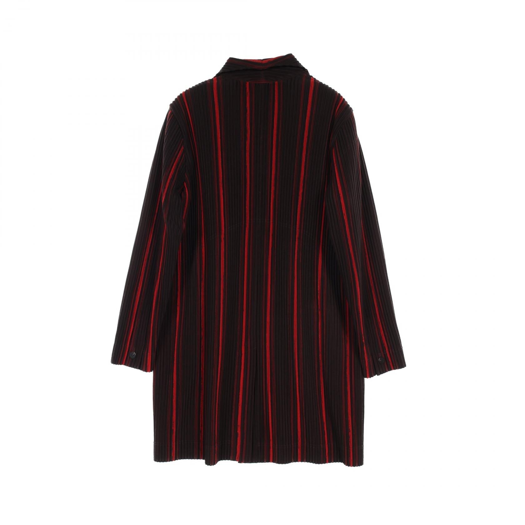 オム プリッセ イッセイ ミヤケ ポリエステル アウターウェア