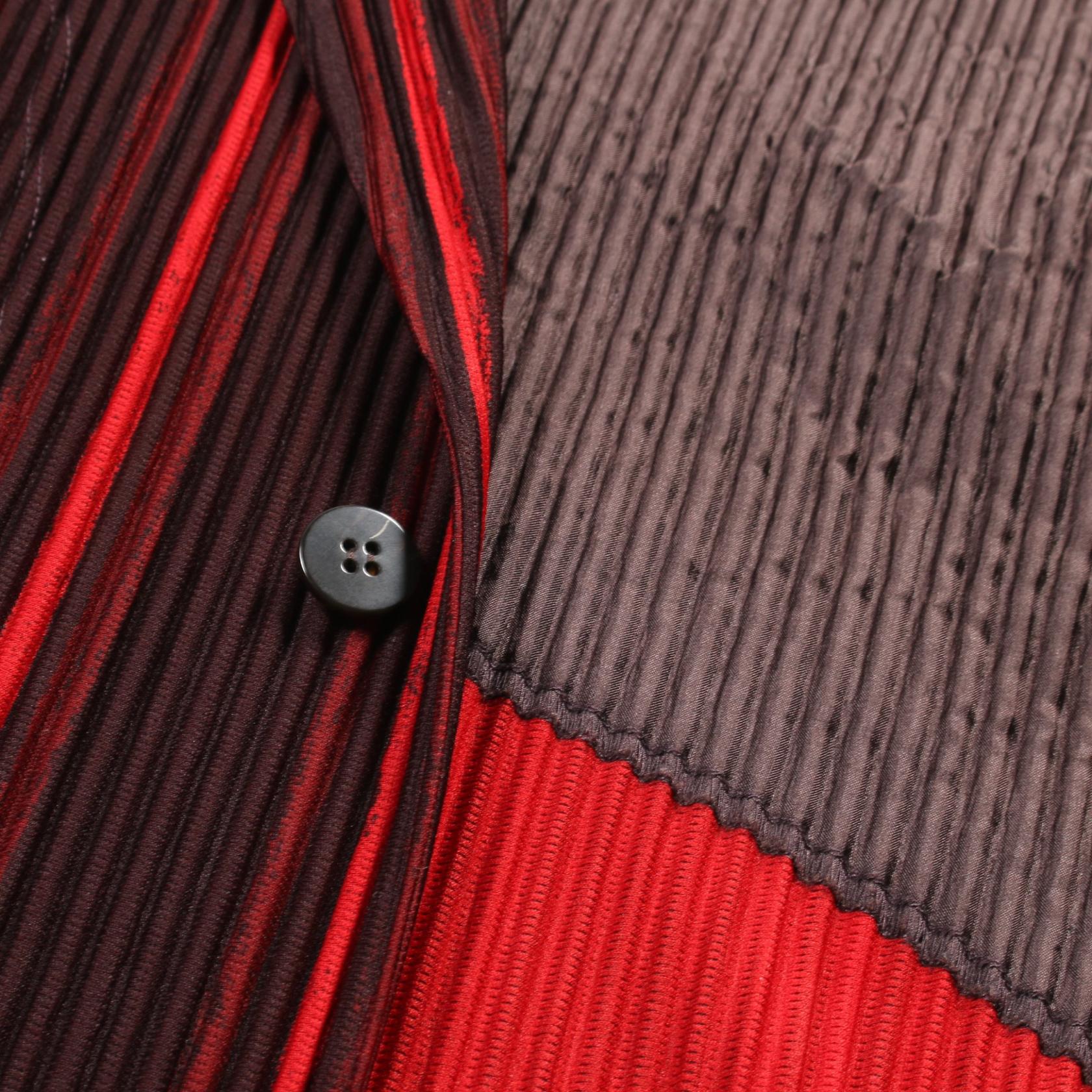 オム プリッセ イッセイ ミヤケ ポリエステル アウターウェア