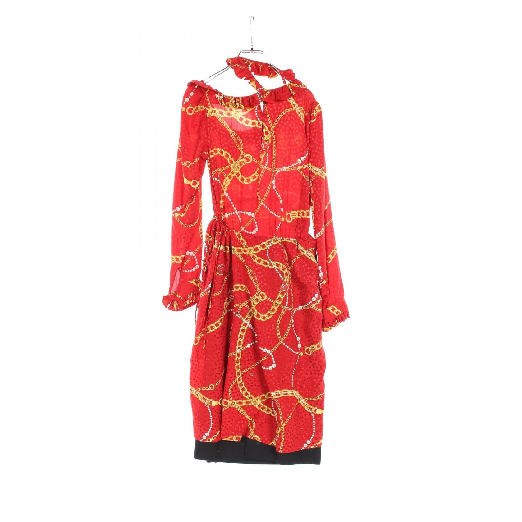 バレンシアガ シルク ドレス