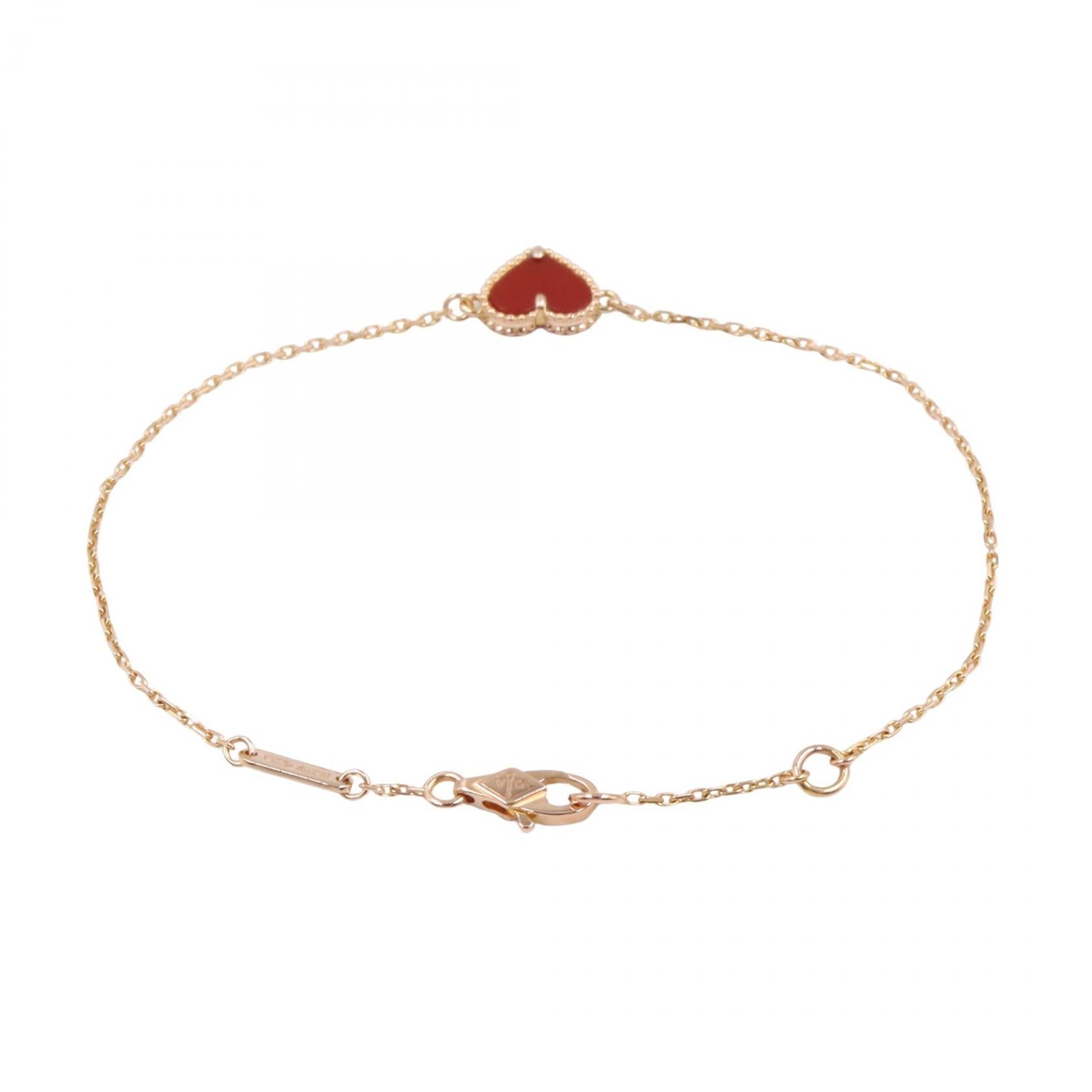 ヴァン クリーフ & アーペル スウィート ハート Au750 カーネリアン ブレスレット