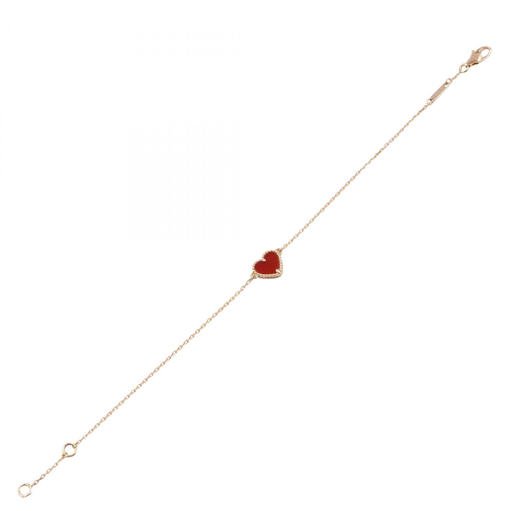 ヴァン クリーフ & アーペル スウィート ハート Au750 カーネリアン ブレスレット