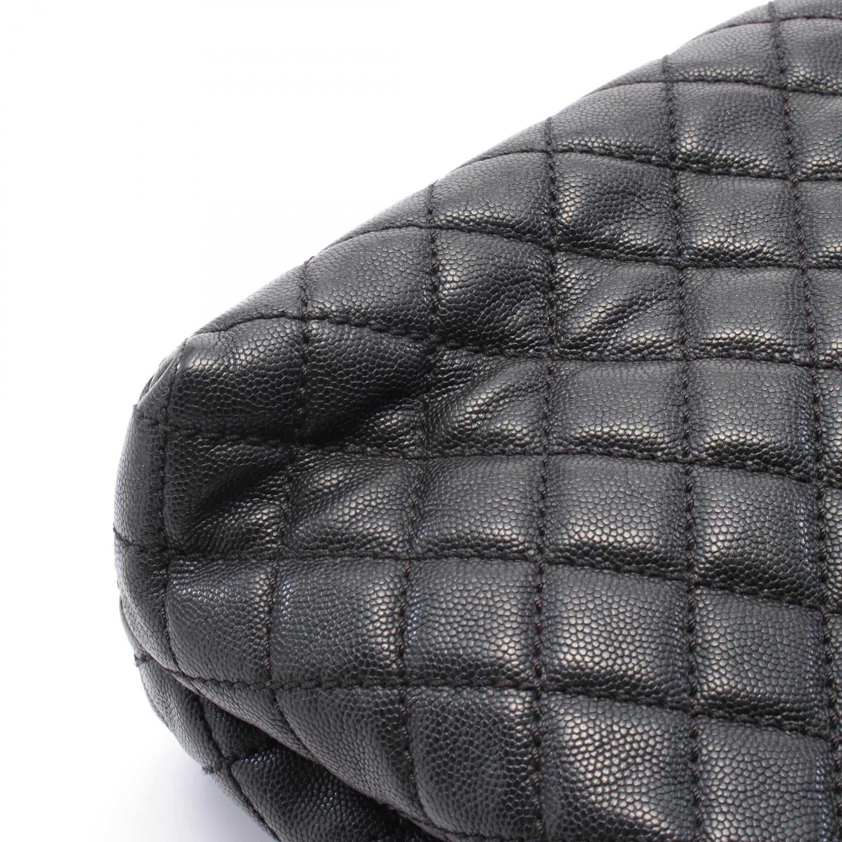 シャネル ココハンドル キャビアスキン ハンドバッグ