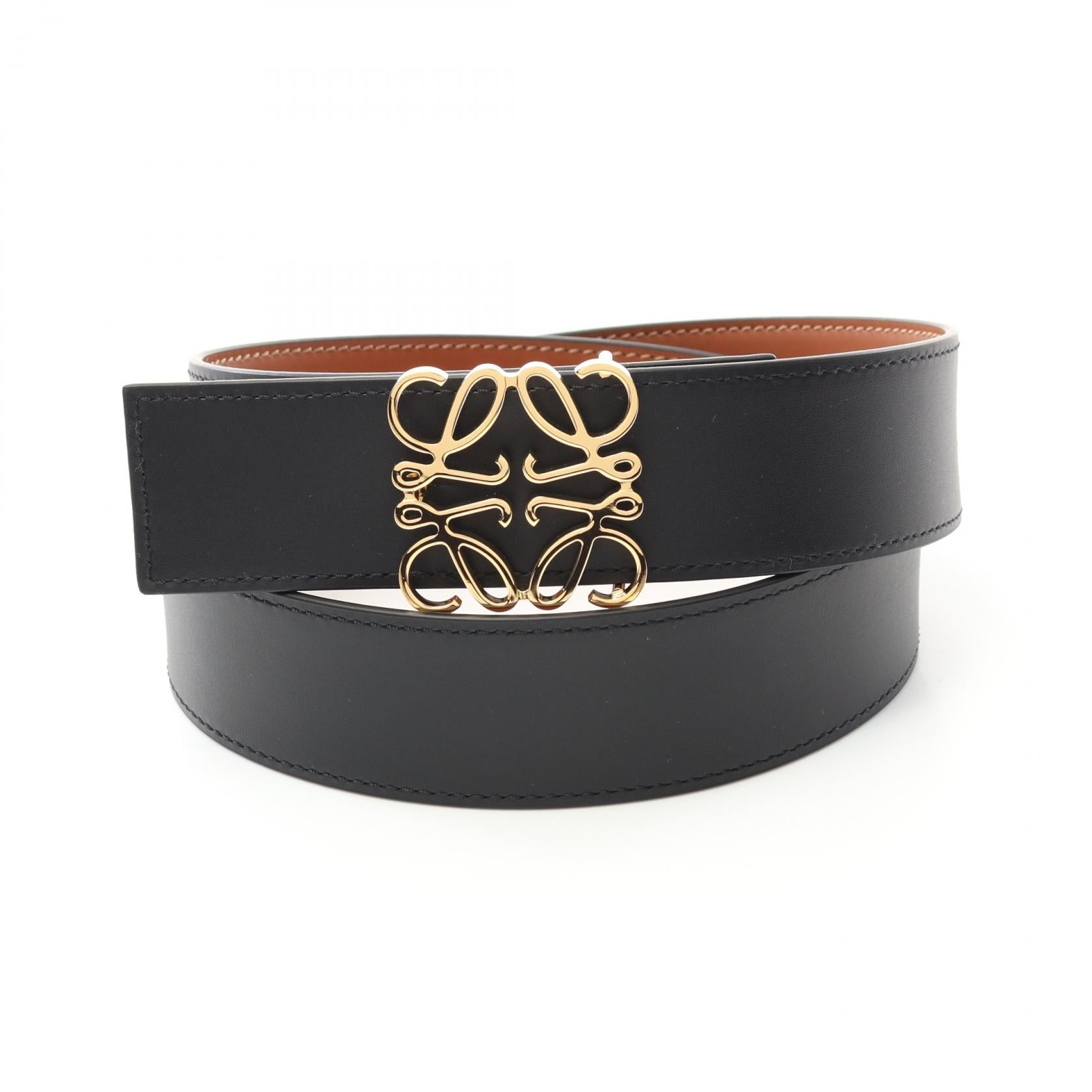 ロエベ アナグラム レザー ベルト