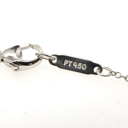 ティファニー & Co. ジャズ ダブル ドロップ Pt950 ネックレス