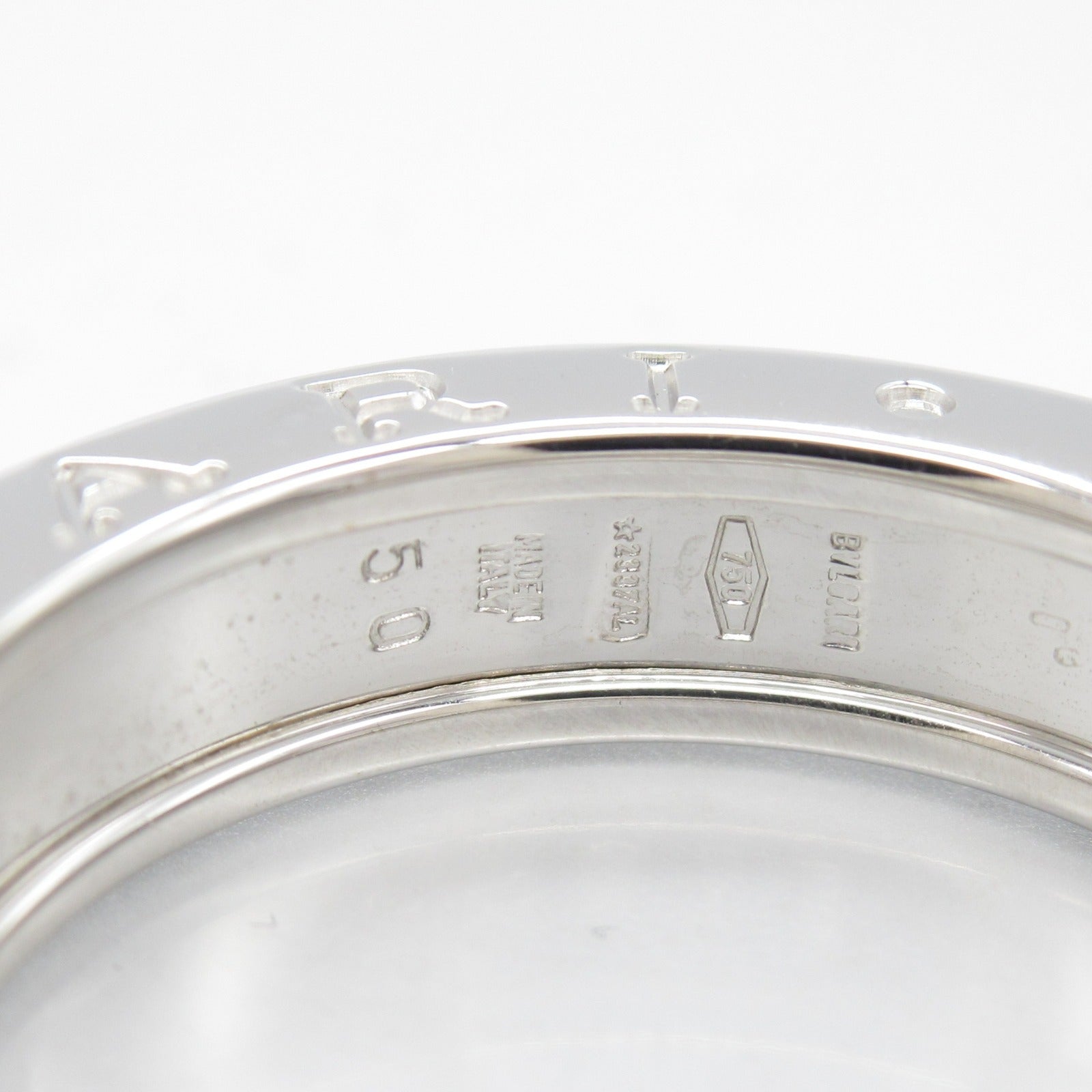 ブルガリ B-zero1 K18WG リング サイズ 9.5