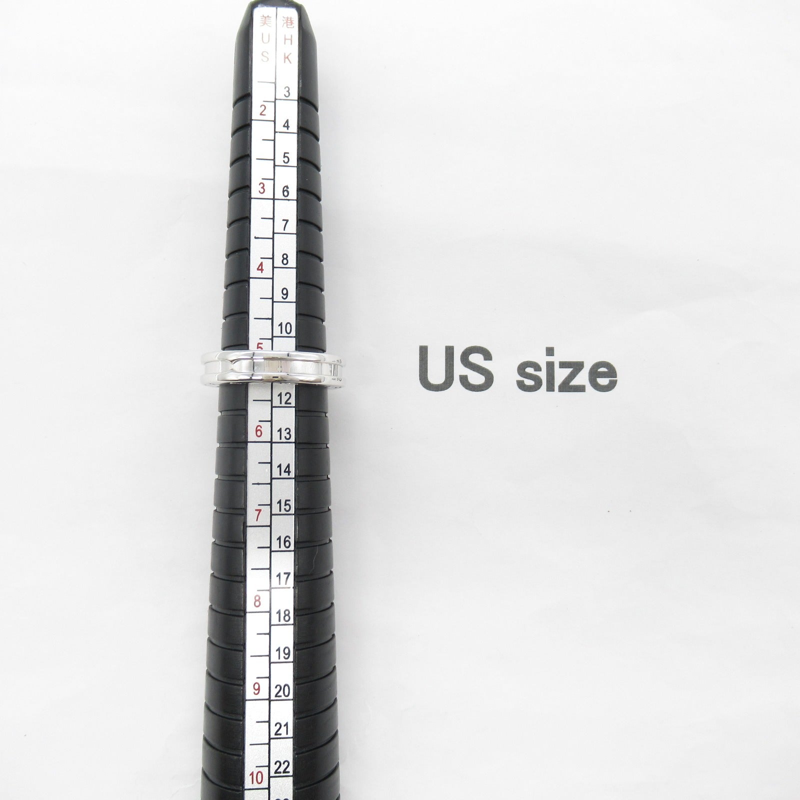 ブルガリ B-zero1 K18WG リング サイズ 9.5