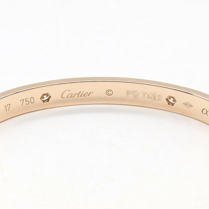 カルティエ ラブ ブレスレット ピンクゴールド ダイヤ 17