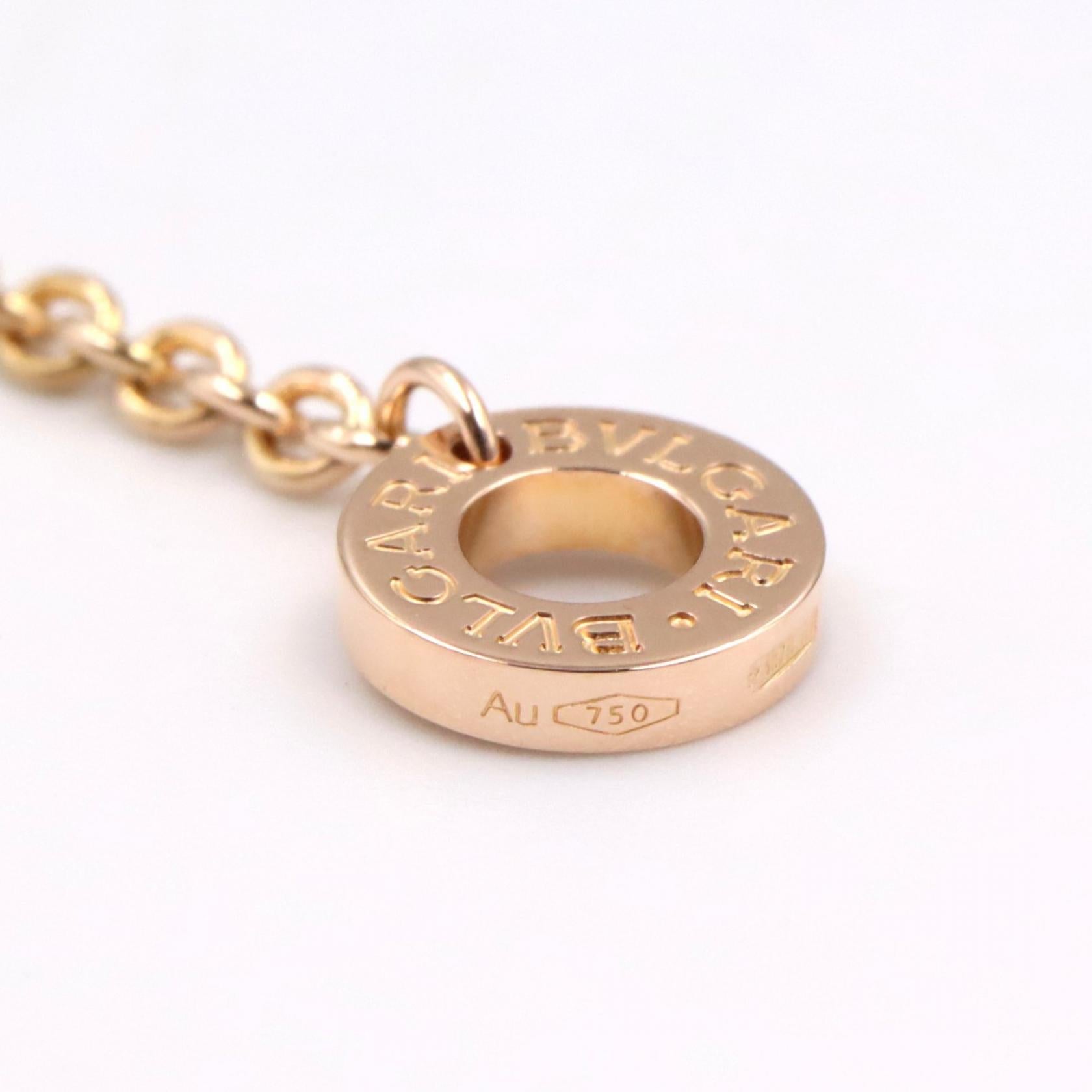 ブルガリ B-zero1 K18PG セラミック ネックレス