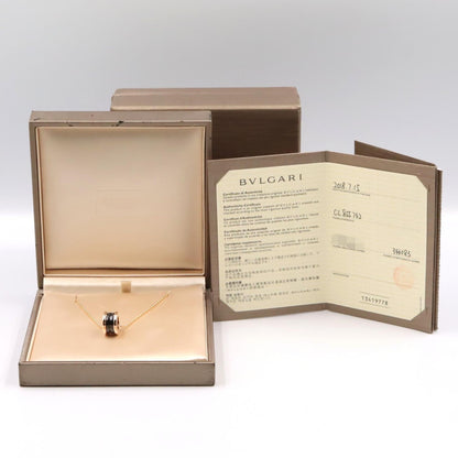 ブルガリ B-zero1 K18PG セラミック ネックレス