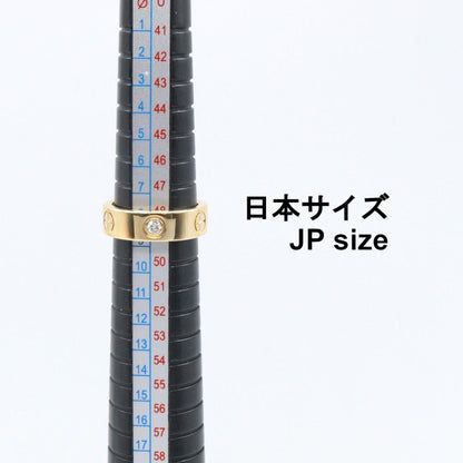 カルティエ ラブ Au750 ダイヤモンド リング 49号