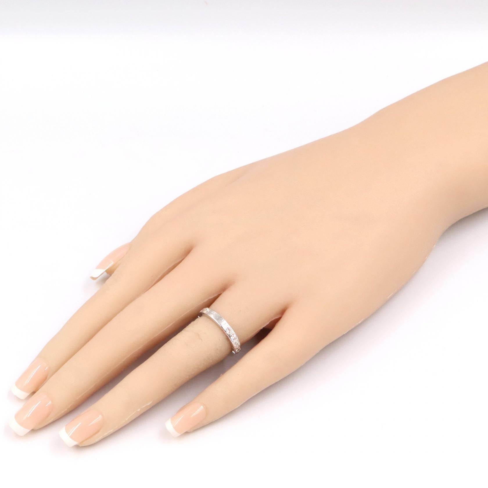 カルティエ ラニエール Au750 ダイヤモンドリング 8.5号