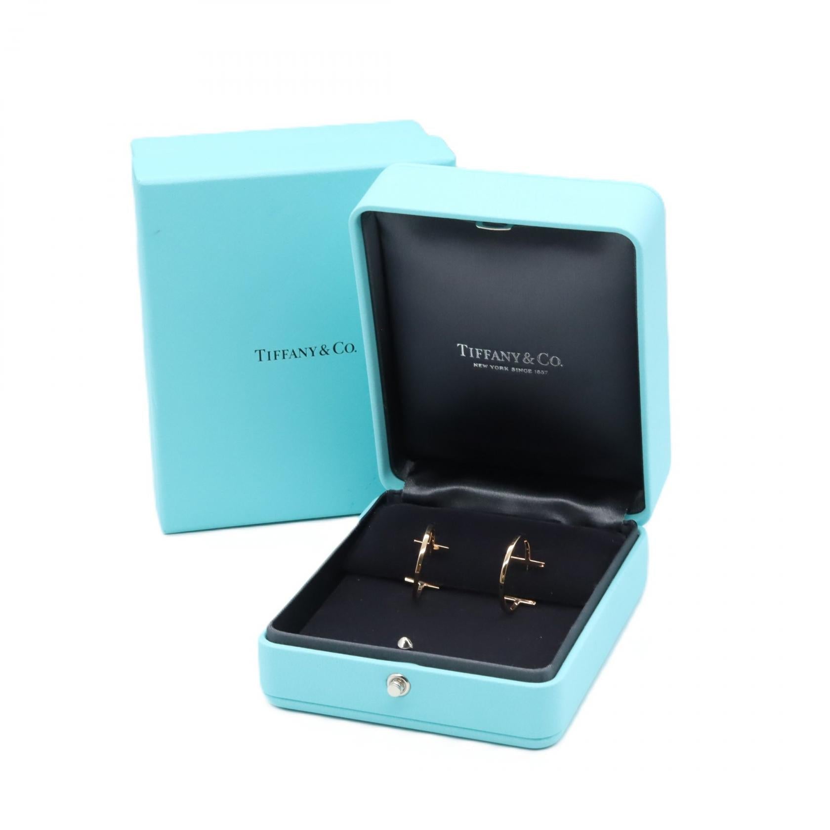 ティファニー T フープ Au750 ピアス