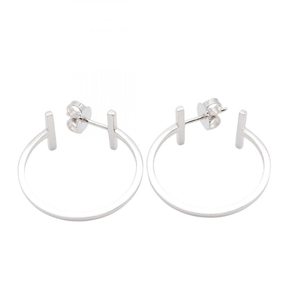 ティファニー & Co. T ワイヤー K18WG ピアス