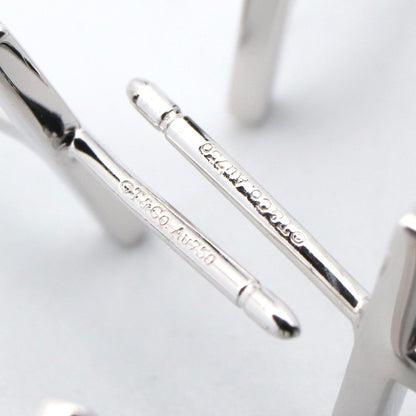 ティファニー & Co. T ワイヤー K18WG ピアス