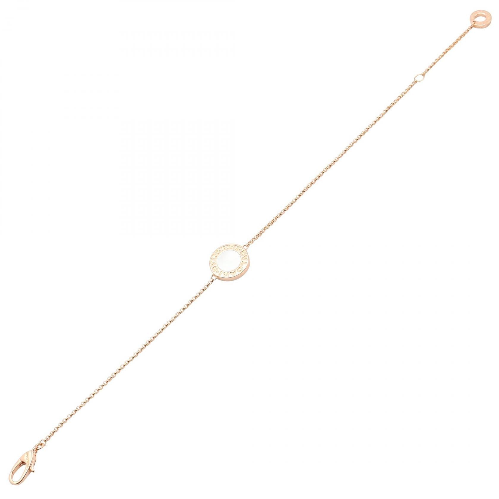 ブルガリ ブルガリ K18PG マザー オブ パール ブレスレット サイズ 17