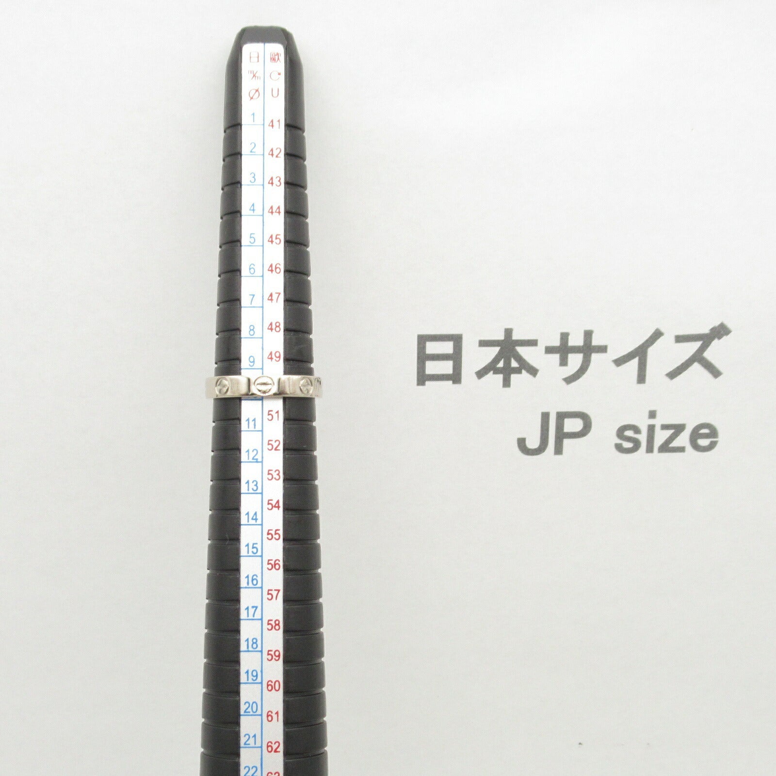 カルティエ ミニラブリング Au750 サイズ9.5